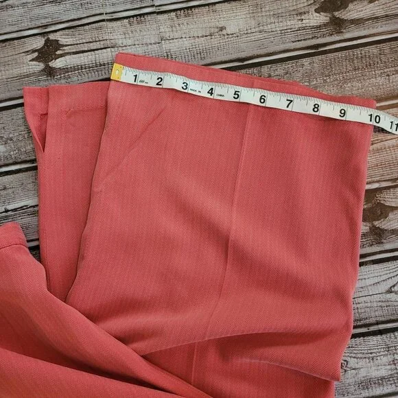 Tommy Bahama Coral 100% silk dress pants womens size 8